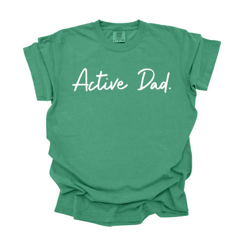 Active Dad - Adult T-shirt/Comfort Colors