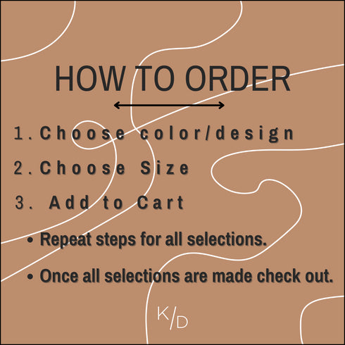 instructions on how to order
