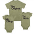 The Original The Remix The Encore® Family, sibling, Father and child Matching Outfit - Heather Olive