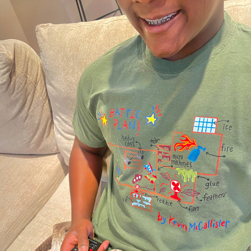 Kevin's Battleplan -Comfort Colors Youth and Adult Multiple Colors