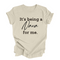 Grandparent Collection: It's being a Nana for me shirt (multiple colors)