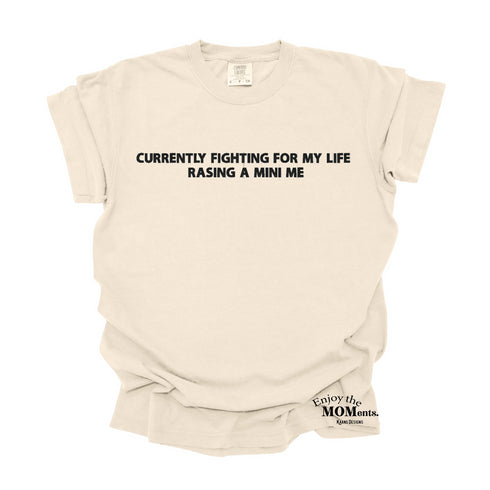 PERSONALIZE -Enjoy the MOMents Custom Embroidered - Adult Shirt/Comfort Colors (Multiple Colors)