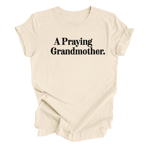 A Praying Grandmother - Adult T-shirt