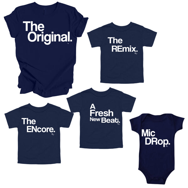 The Original Family Matching Shirt Set - Navy