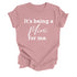 Grandparent Collection: It's being a Mimi for me shirt (multiple colors)