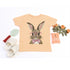 Vintage Easter Bunny with/Pink Bow Tie - Child/Adult T-shirt