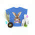 Vintage Easter Bunny with/Purple Bow Tie - Child/Adult T-shirt