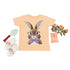 Vintage Easter Bunny with/Purple Bow Tie - Child/Adult T-shirt