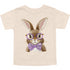 Vintage Easter Bunny with/Purple Bow Tie - Child/Adult T-shirt