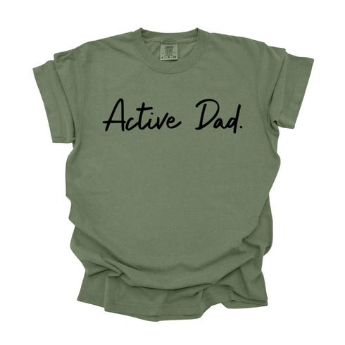Active Dad - Adult T-shirt/Comfort Colors