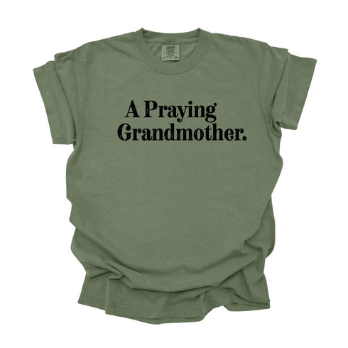 A Praying Grandmother - Adult T-shirt/Comfort Colors
