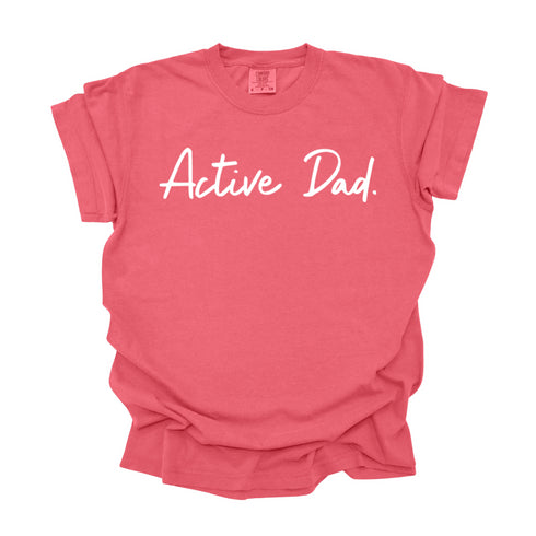 Active Dad - Adult T-shirt/Comfort Colors