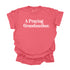 A Praying Grandmother - Adult T-shirt/Comfort Colors
