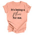 Grandparent Collection: It's being a Mimi for me shirt (multiple colors)