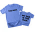 Matching Shirts - The Man/My Dad Is The Man - Sky Blue (2 Set Shirts)