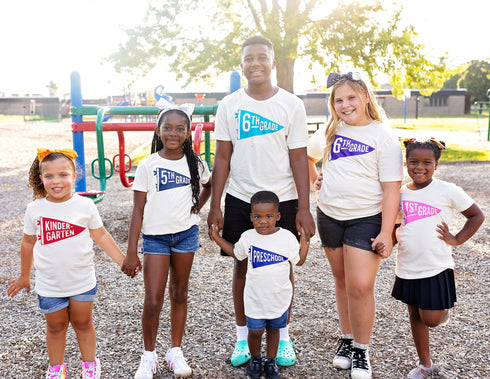 First Day of School Celebration Grade T-shirt (Preschool - 8th Grade)