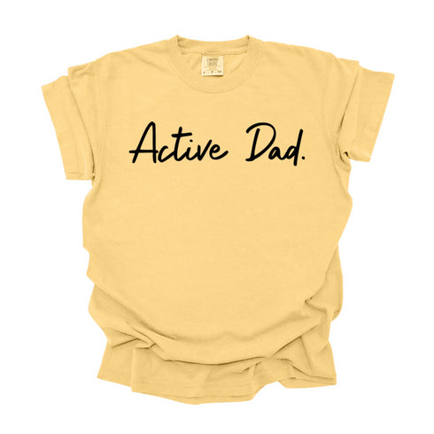 Active Dad - Adult T-shirt/Comfort Colors