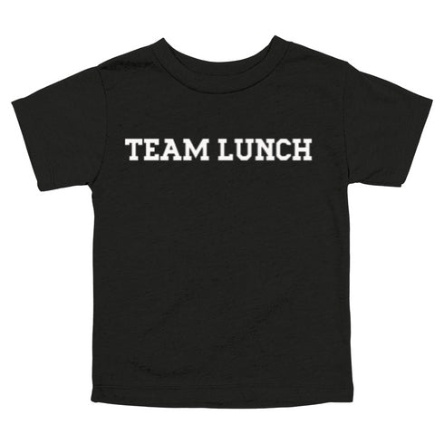 Back to School- "Team Lunch" Kids Multiple Color T-shirt