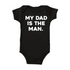 Father's Day Shirts - The Man/My Dad Is The Man - Black (2 Set Shirts)