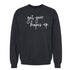 Get Your Hopes Up - Embroidered Adult/Child - Pullover