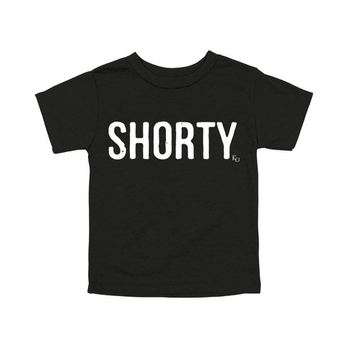 Dad and Shorty Matching Shirts - Black (2 Set Shirts)