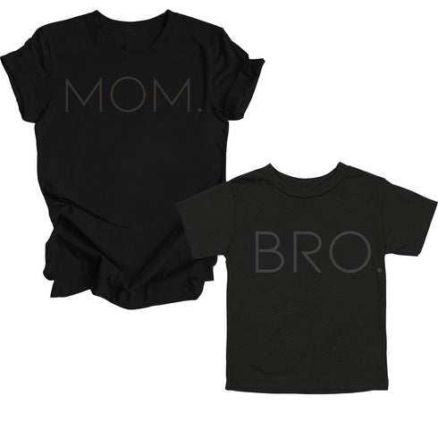 Mother/Son - Mom. & Bro. - BlackOut Series (2 Set Shirts)
