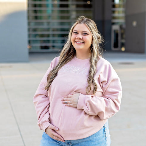 PERSONALIZE - Embroidered Sweatshirt, Gift for Mom - (Multiple Colors) ENTER YOUR CUSTOM NAME