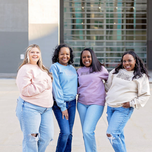 PERSONALIZE - Embroidered Sweatshirt, Gift for Mom - (Multiple Colors) ENTER YOUR CUSTOM NAME