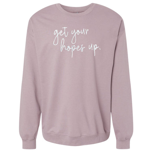 Get Your Hopes Up - Embroidered Adult/Child - Pullover