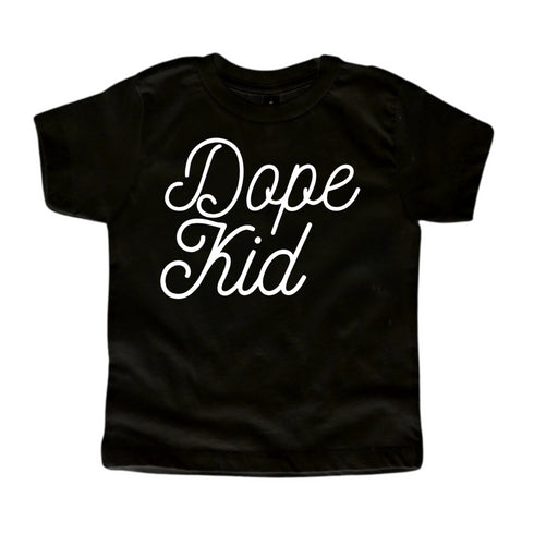 Dope Dad Dope Kid© Dad and Kid Tee (black)