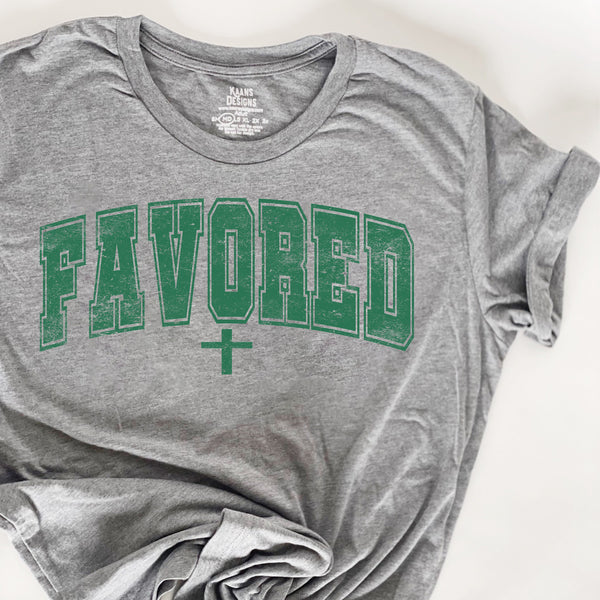 Favored T-shirt - Kids and Adults (Multiple Colors)