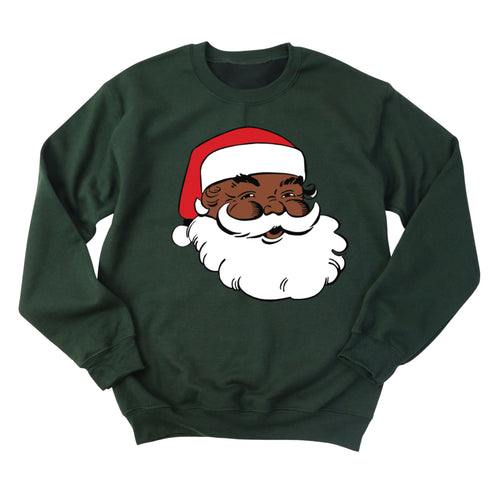 Jolly Santa Christmas Sweatshirt - Youth and Adult