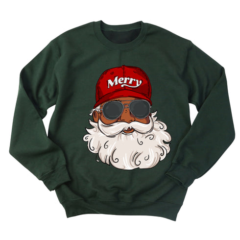 Holiday DJ Santa Sweatshirt - Multiple Colors