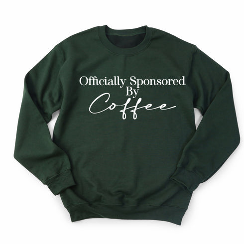 Coffee Collegiate Pullover - Officially Sponsored by Coffee Sweatshirt