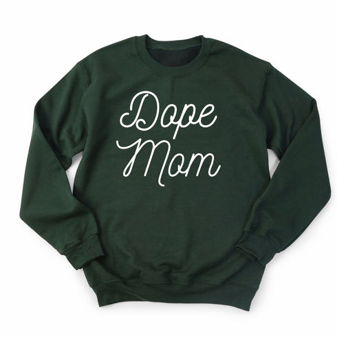 Dope Mom Collegiate Sweatshirt (Multiple Colors)