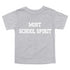 Back to School- "Most School Spirit" Kids Multiple Color T-shirt