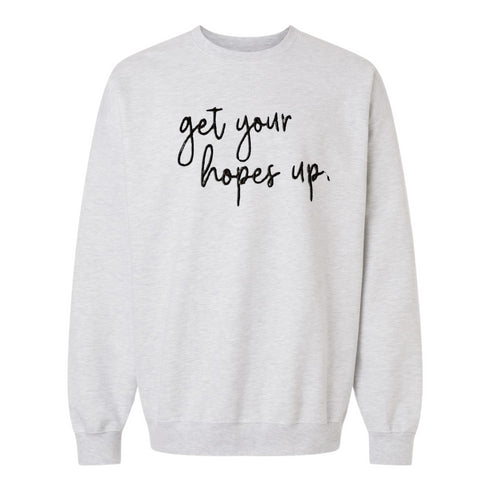 Get Your Hopes Up - Embroidered Adult/Child - Pullover