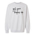 Get Your Hopes Up - Embroidered Adult/Child - Pullover
