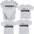 Matching Father and Child Set - Homies for Life ( Multiple Colors)