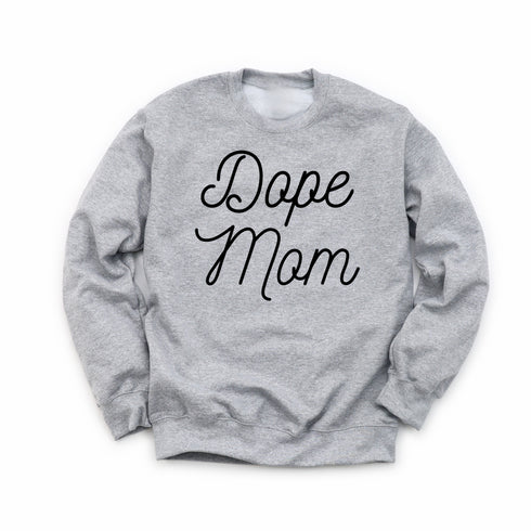 Dope Mom Collegiate Sweatshirt (Multiple Colors)