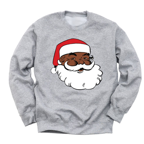 Jolly Santa Christmas Sweatshirt - Youth and Adult