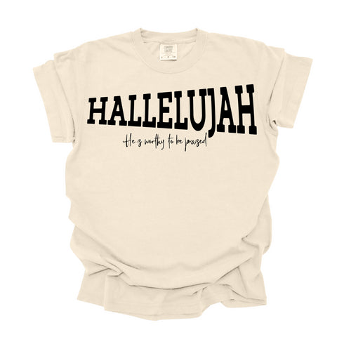 Hallelujah Megaphone - Adult T-shirt/Comfort Colors