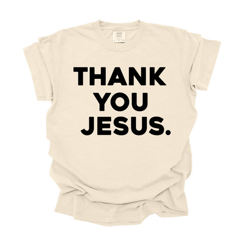 Thank You Jesus - Adult T-shirt/Comfort Colors