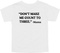Mama's Words of Wisdom: Youth- "Don't make me count to three" - T-shirt
