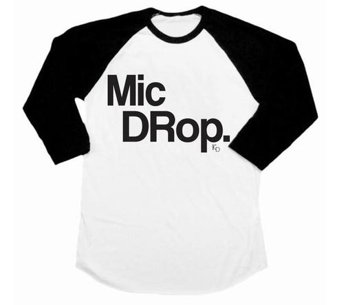 Matching Mommy, Daddy & Kids - The Original The Remix® Set - Unisex Baseball (Raglan) Black/White