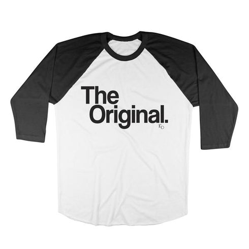Matching Mommy, Daddy & Kids - The Original The Remix® Set - Unisex Baseball (Raglan) Black/White
