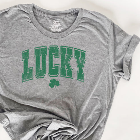 Lucky T-Shirt - Kids and Adults (Multiple Colors)