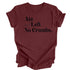Ate and Left No Crumbs - Thanksgiving Family Matching T-shirt Kids and Adult  ( Multiple Options and Colors)