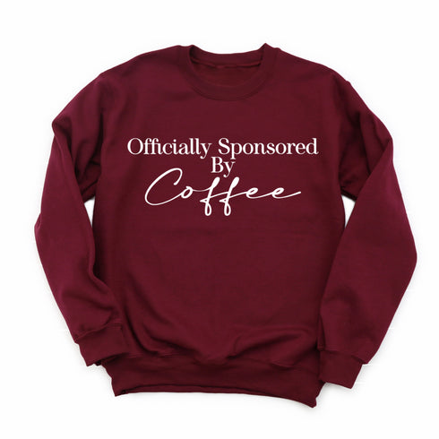 Coffee Collegiate Pullover - Officially Sponsored by Coffee Sweatshirt
