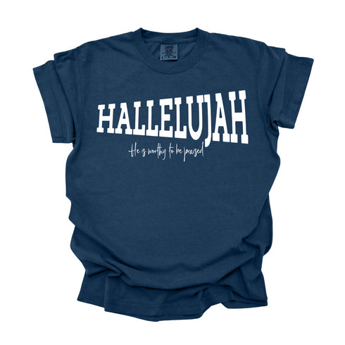 Hallelujah Megaphone - Adult T-shirt/Comfort Colors
